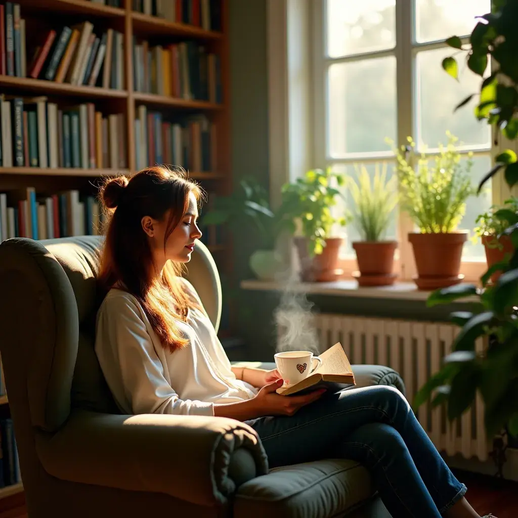 Felnőtt ember, aki gyógynövényes italt fogyaszt a szív egészségéért.